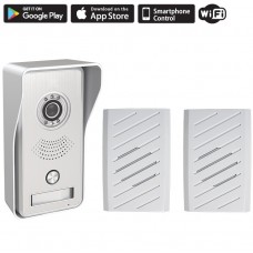 WiFi Smart Μπουτονιέρα με Κάμερα με 2 Κουδούνια 195073